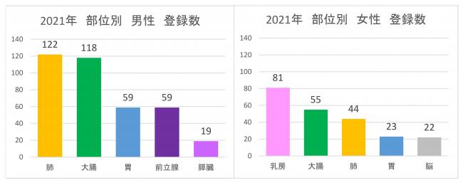 部位別登録数