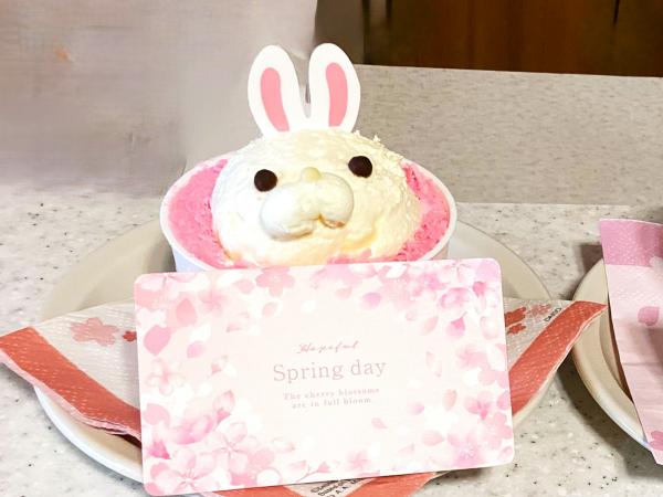 お花見ケーキ2