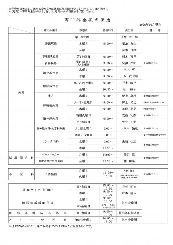 専門外来